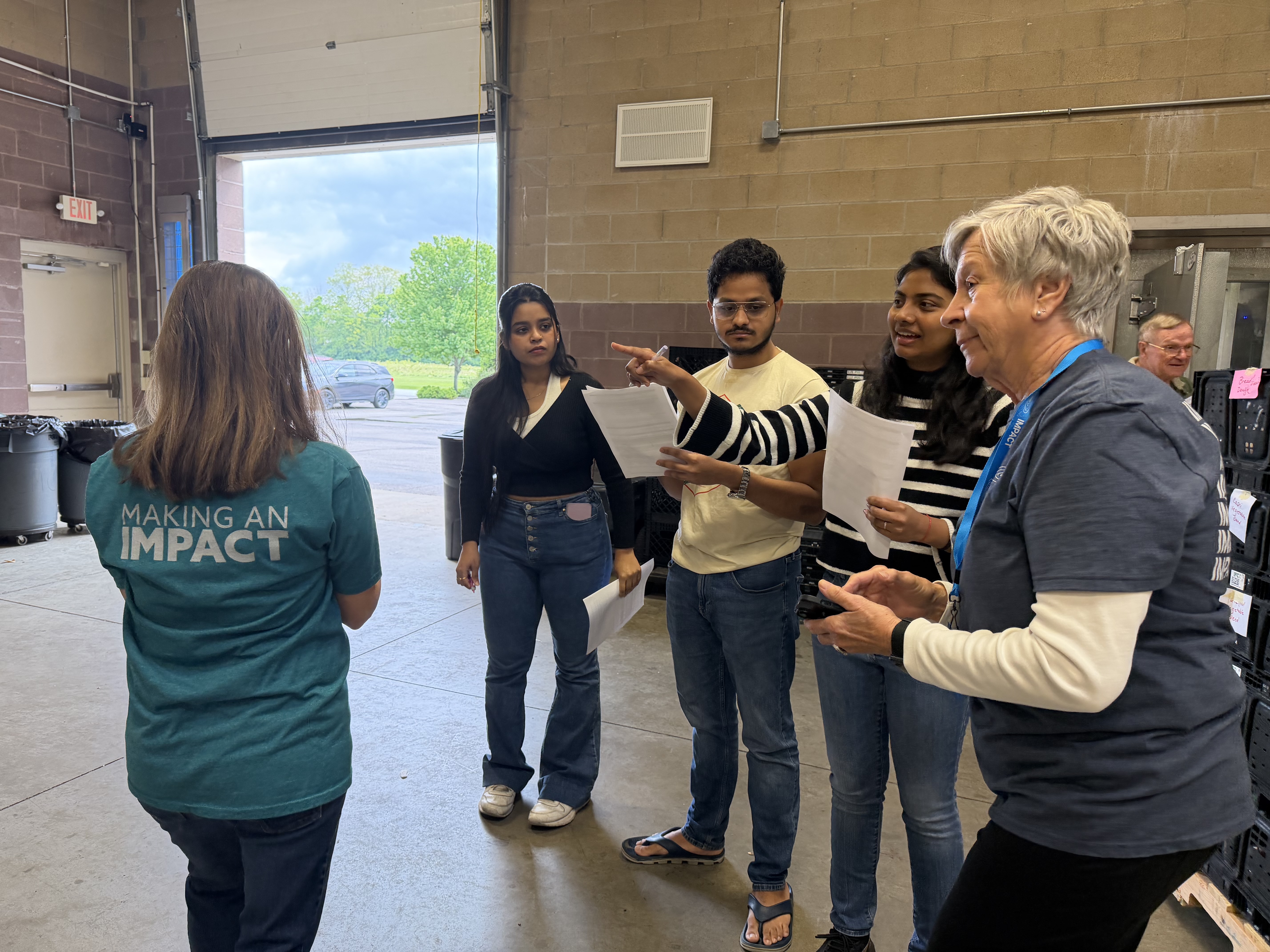 Field observation and warehouse walkthrough